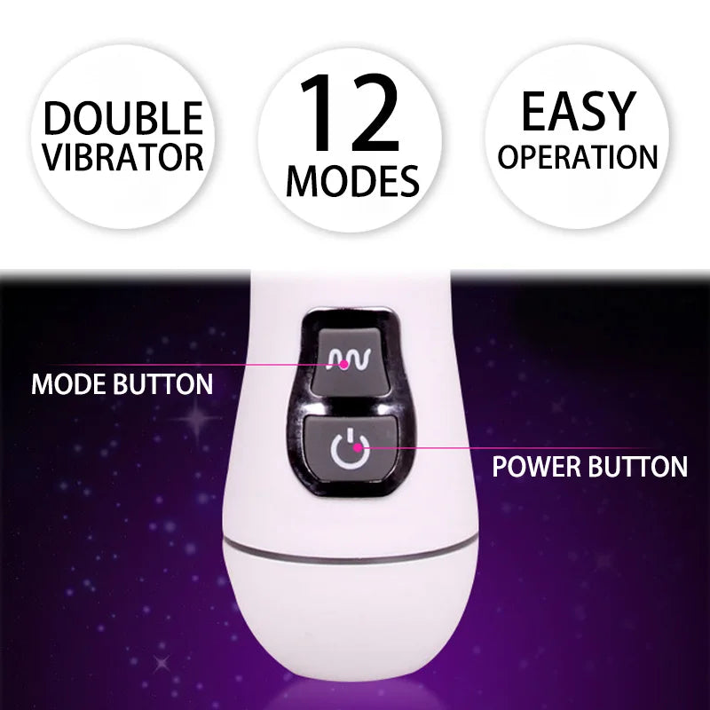 Dual-Head Vibrating Massager