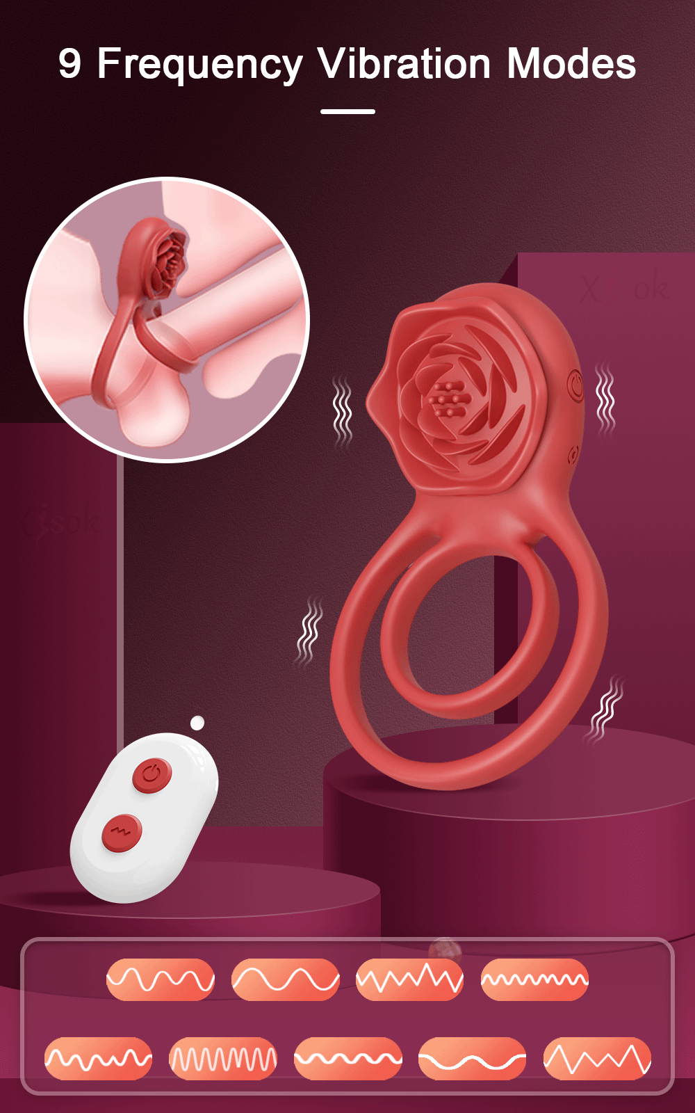 Premium Vibrating Couple Ring