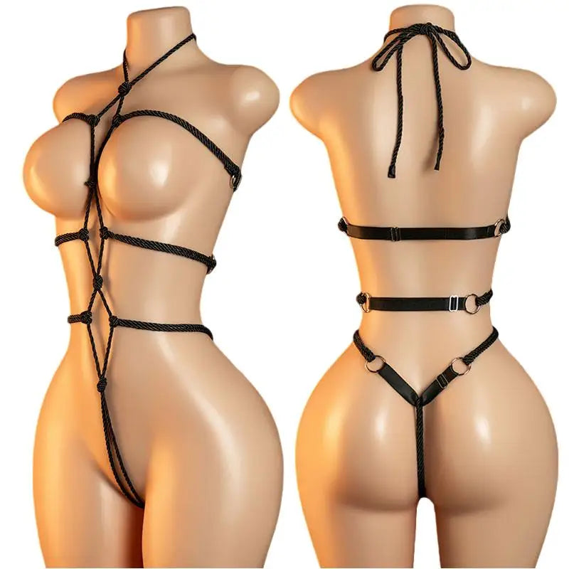 Elegant Mesh Bodysuit Set