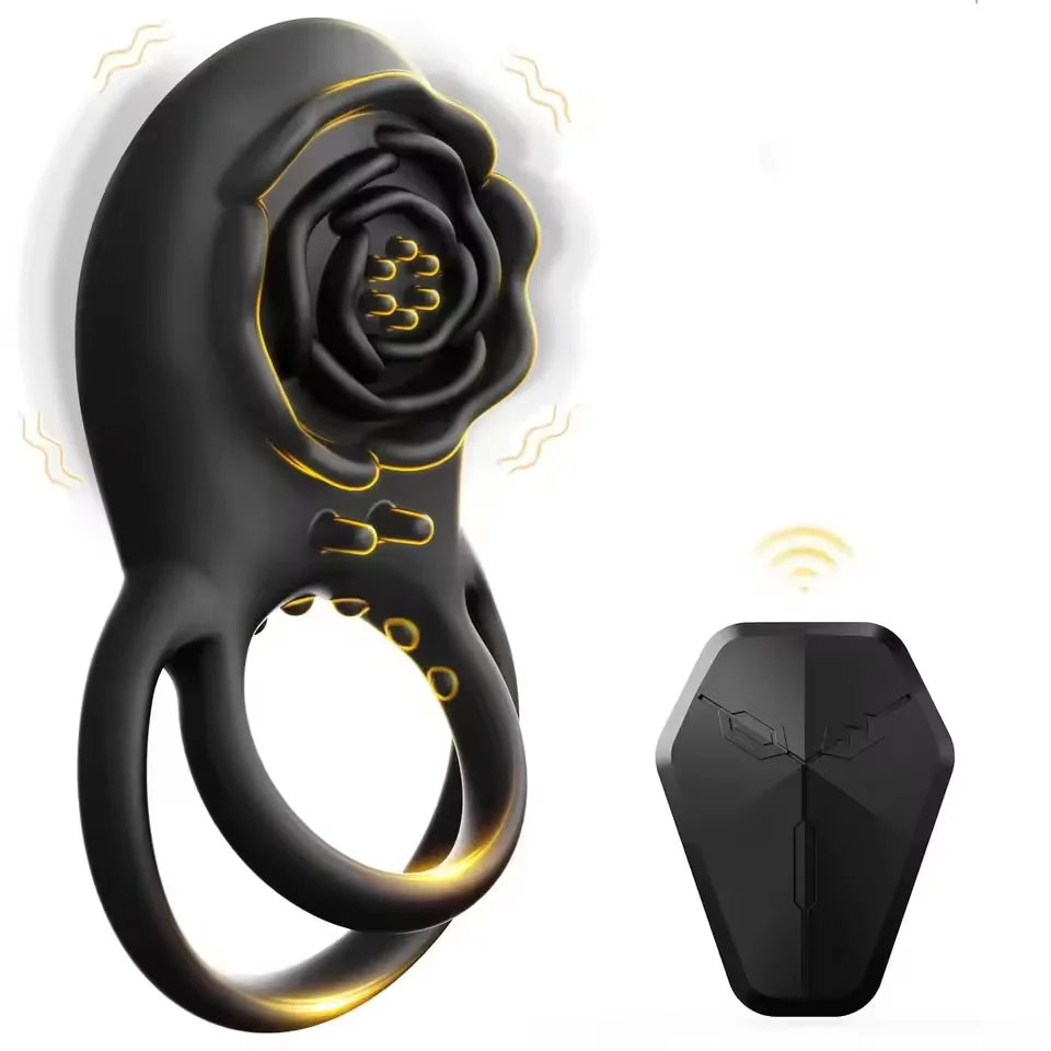 Rose Remote Couple Ring