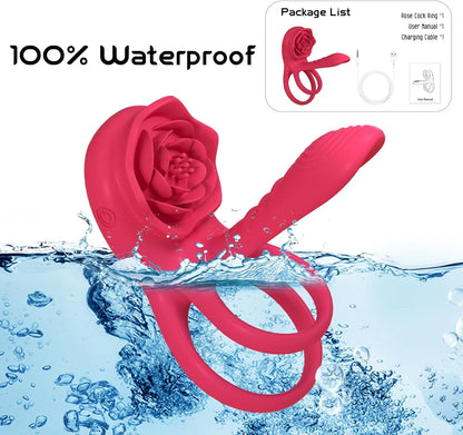 Rose Remote Couple Ring