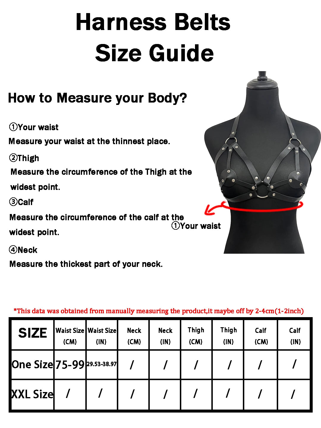 Elegant Body Harness Corset