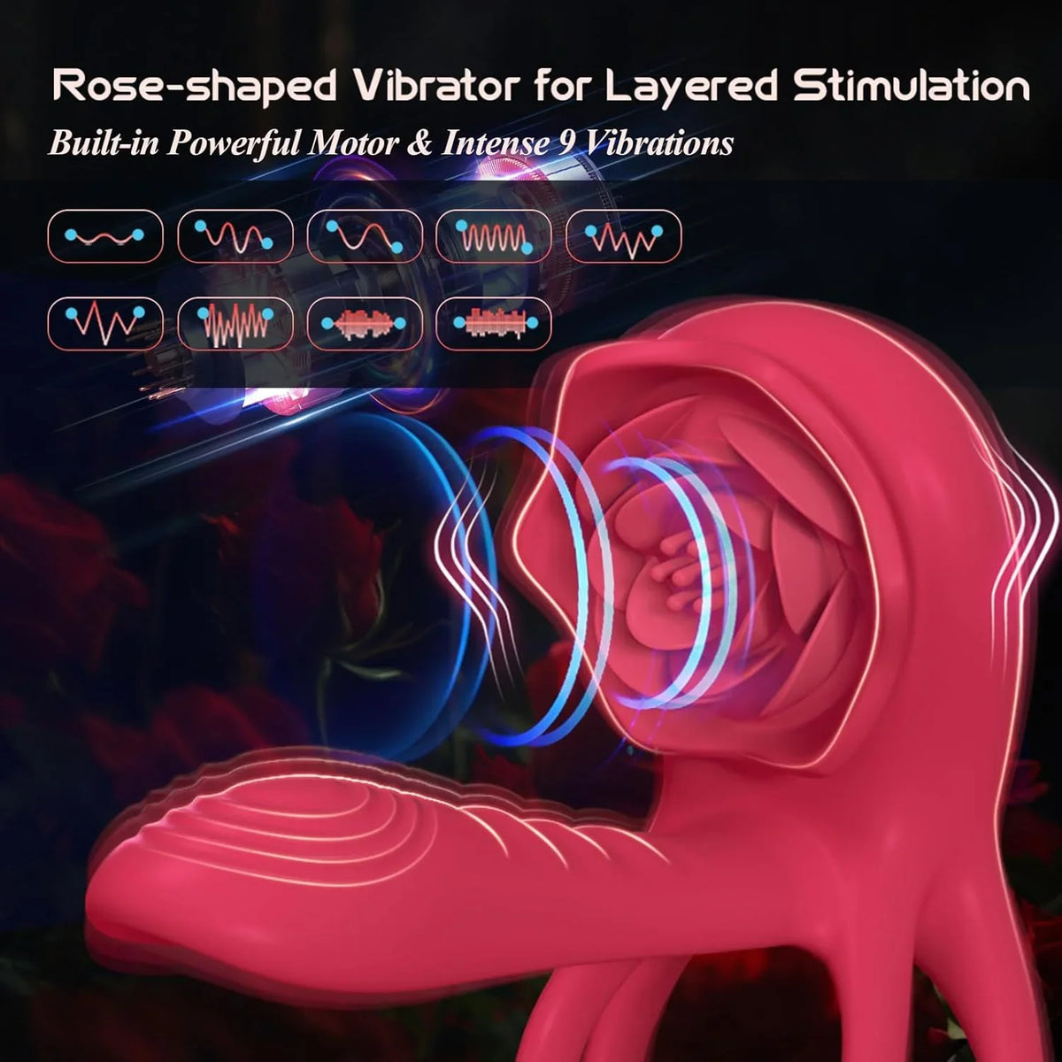 Rose Remote Couple Ring