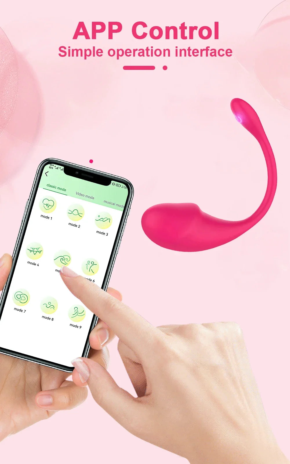 Smart Bluetooth Vibrating Egg