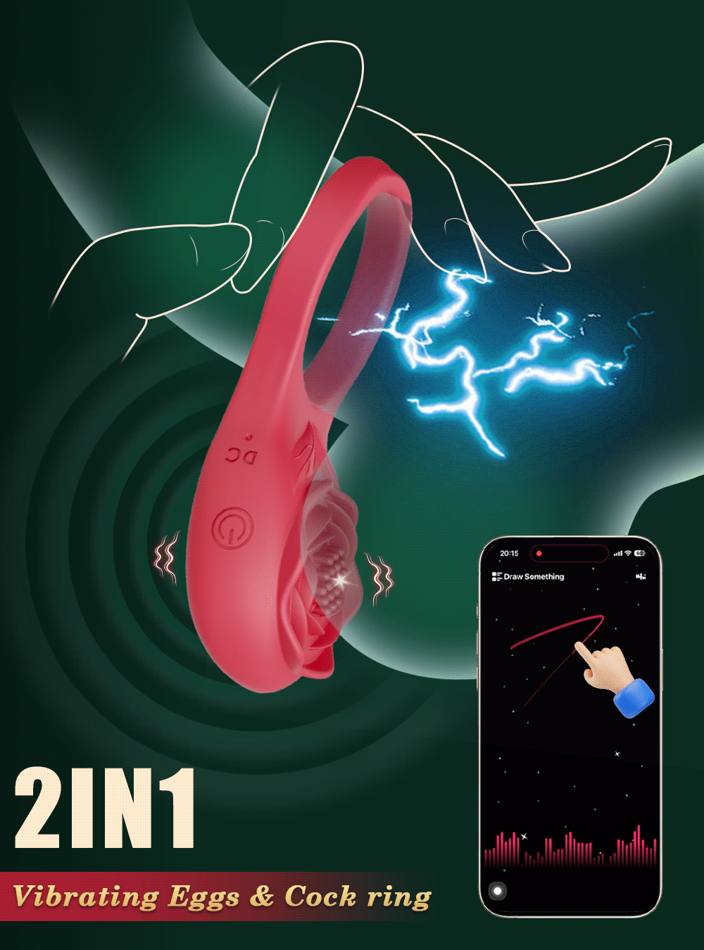 Premium Vibrating Couple Ring