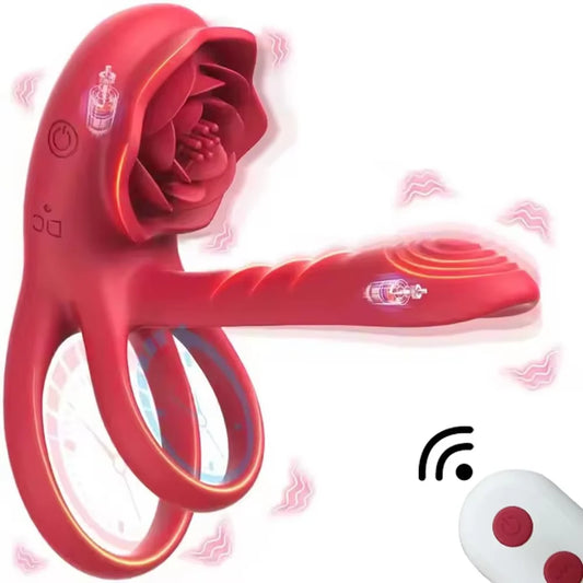 Rose Remote Couple Ring