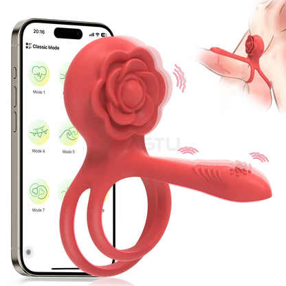 Premium Vibrating Couple Ring