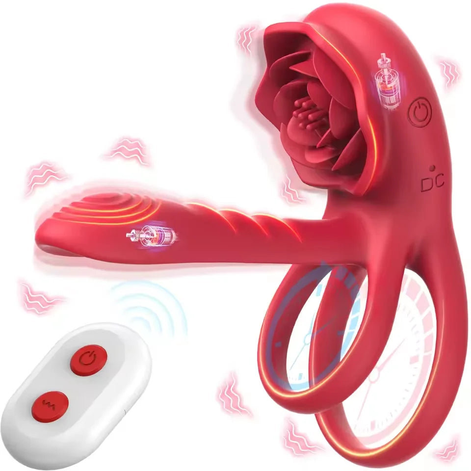Rose Remote Couple Ring