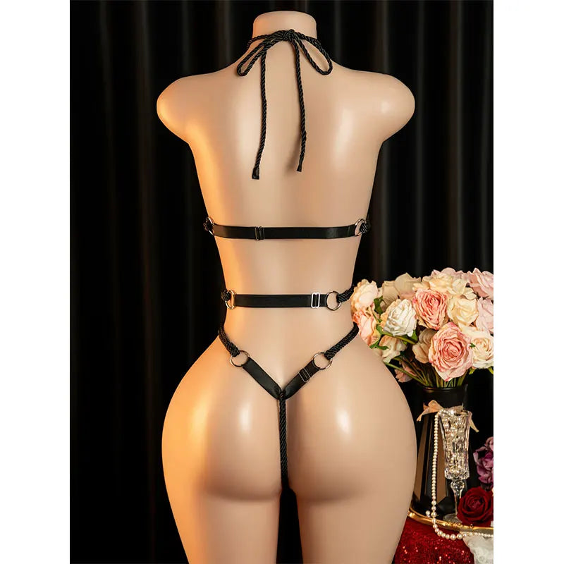 Elegant Mesh Bodysuit Set