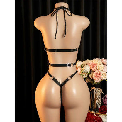 Elegant Mesh Bodysuit Set