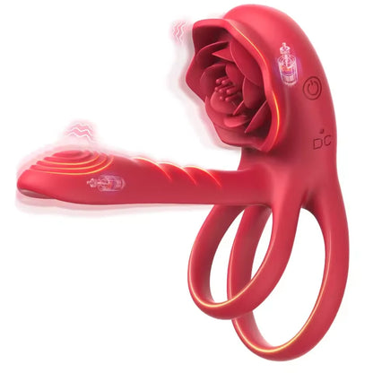 Rose Remote Couple Ring