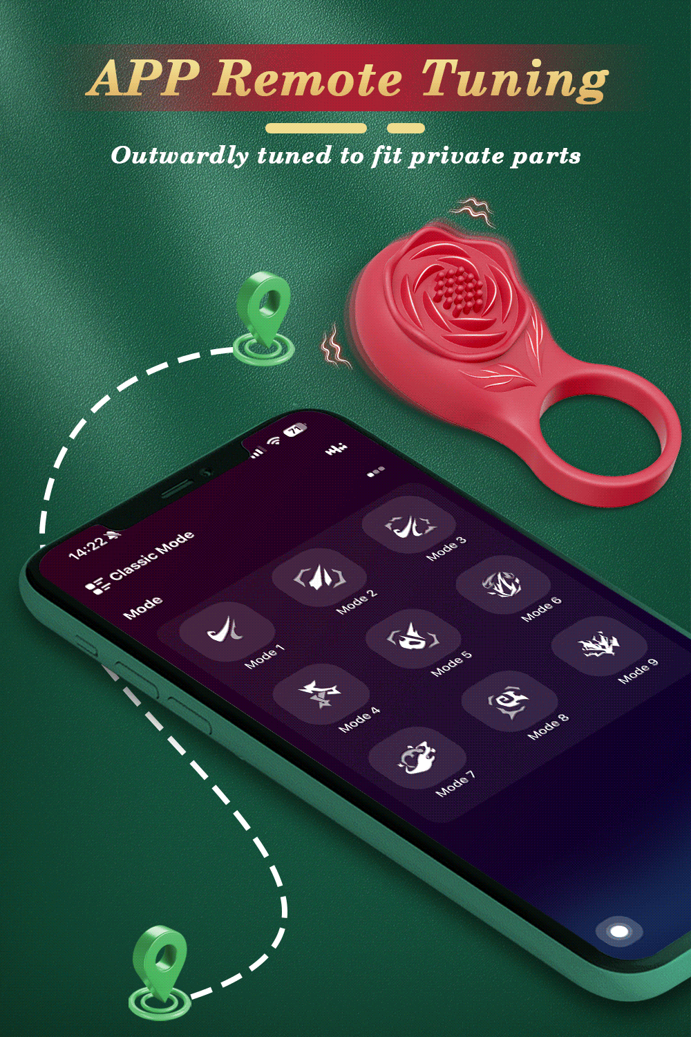 Premium Vibrating Couple Ring