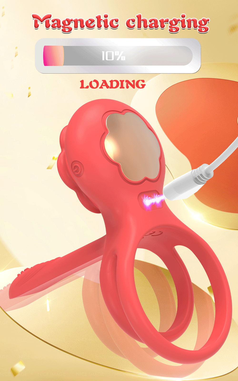 Premium Vibrating Couple Ring