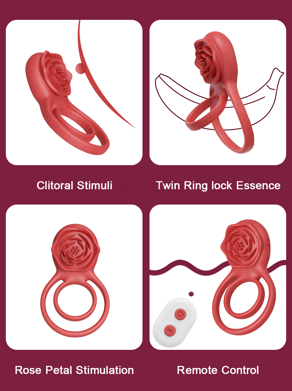 Premium Vibrating Couple Ring