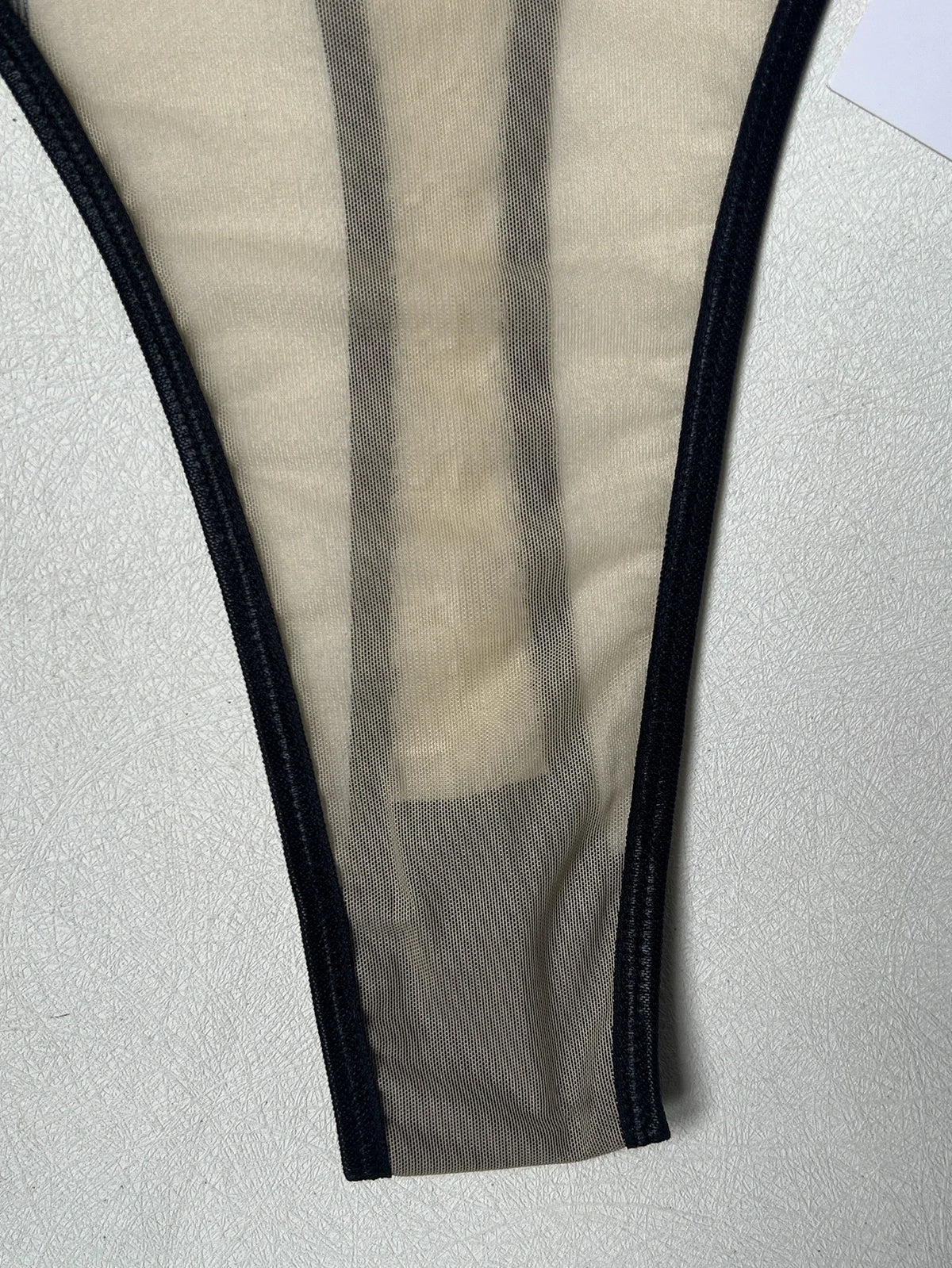 Rose Sheer Backless Bodysuit