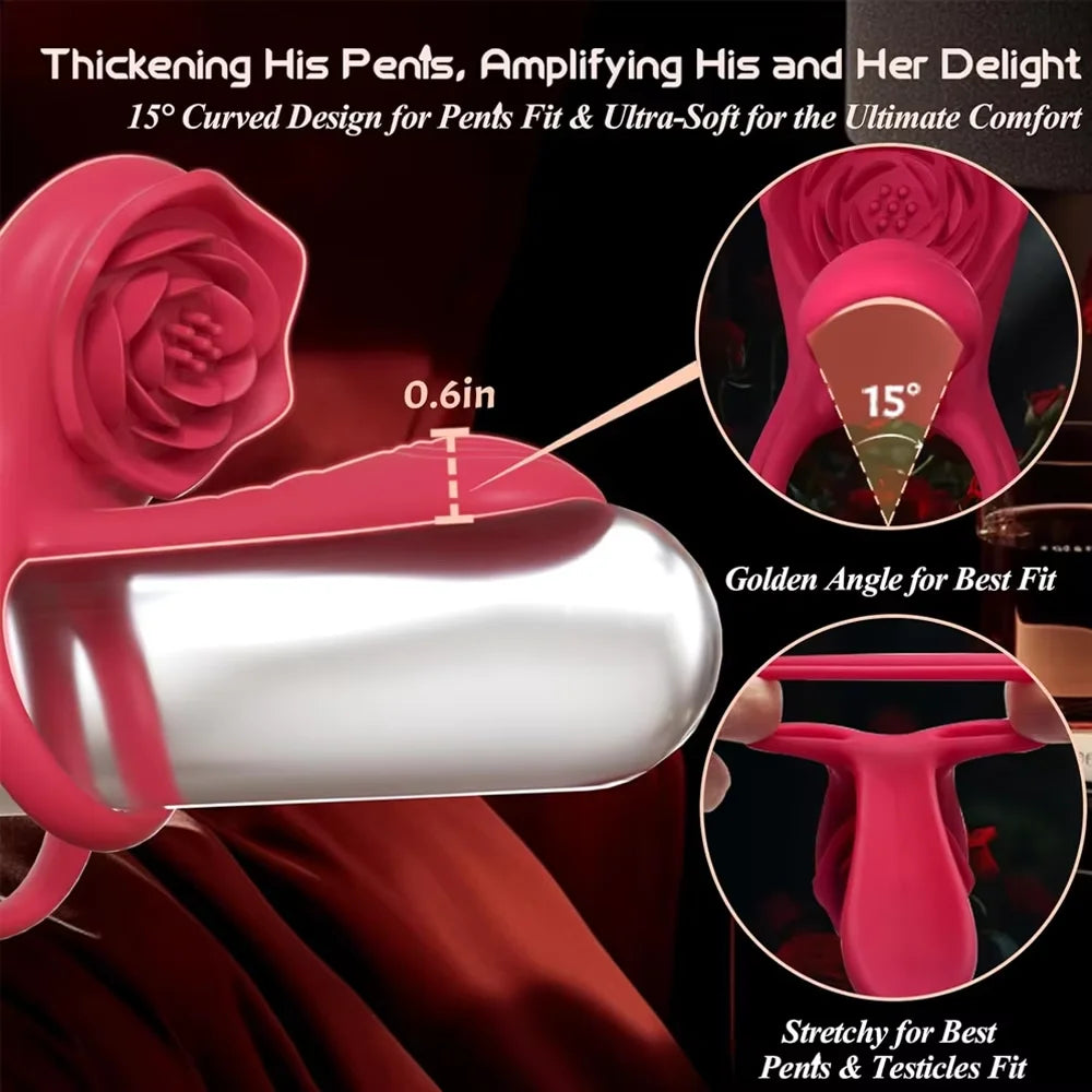Rose Remote Couple Ring