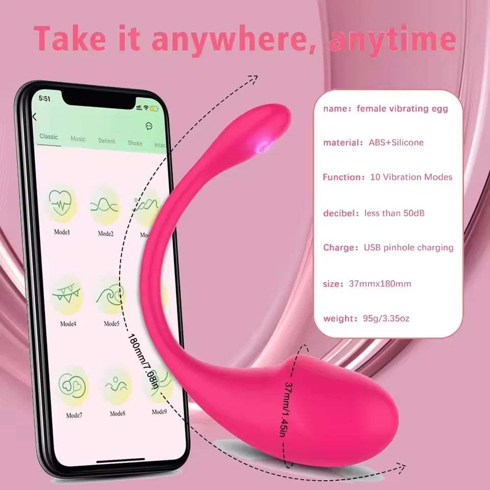 Smart Bluetooth Vibrating Egg