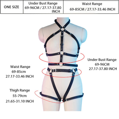 Gothic Body Harness Set