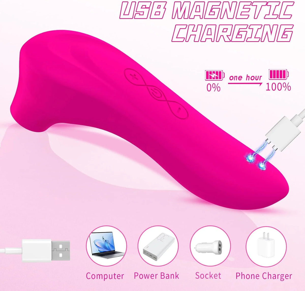 Powerful Suction Vibrator