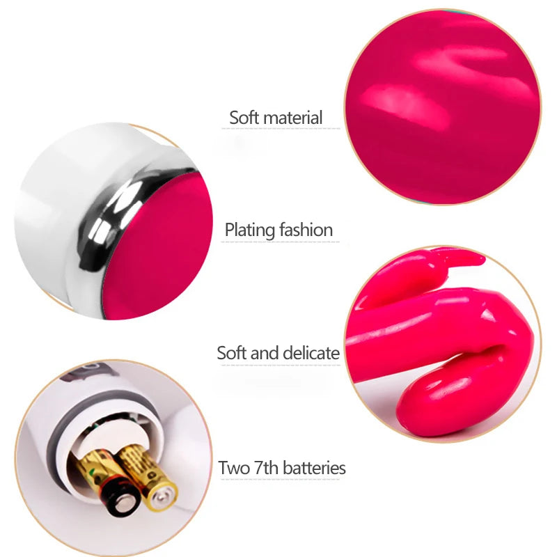 Dual-Head Vibrating Massager