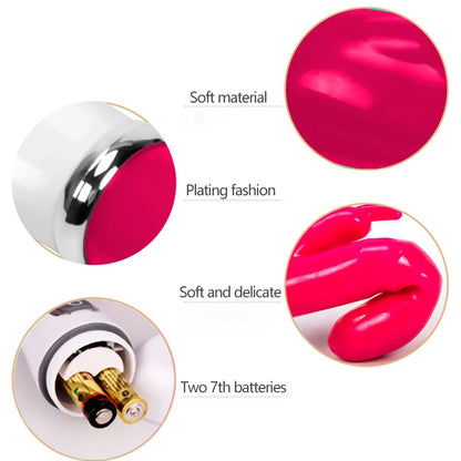 Dual-Head Vibrating Massager